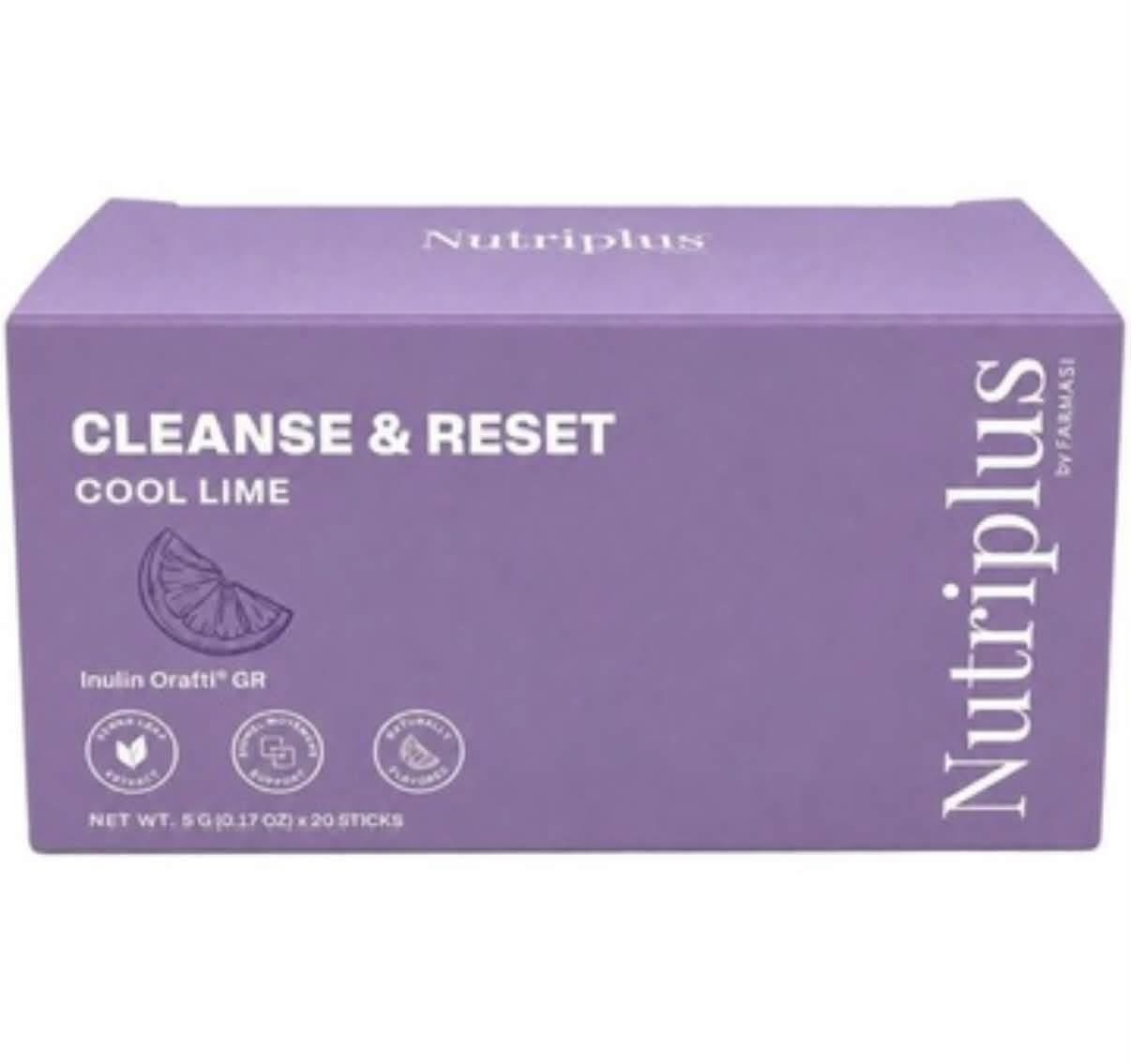 Nutriplus Cleanse & Reset — Cool Lime box