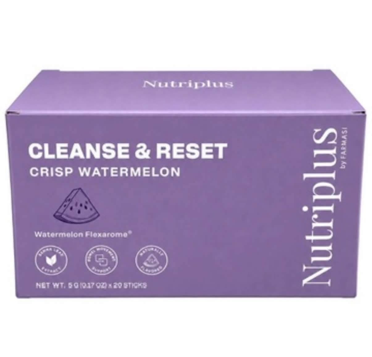 Nutriplus Cleanse & Reset — Crisp Watermelon box